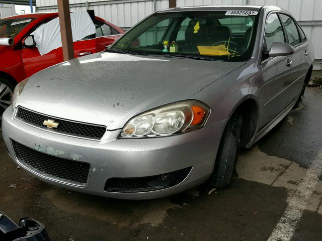 2G1WC5E36C1142369 - 2012 CHEVROLET IMPALA LTZ SILVER photo 2