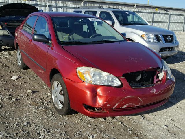 JTDBR32E570118256 - 2007 TOYOTA COROLLA CE RED photo 1