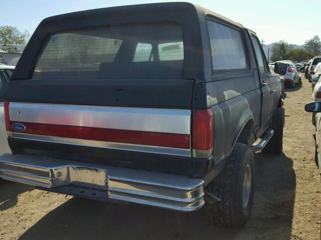 1FMEU15H8LLA68978 - 1990 FORD BRONCO U10 BLACK photo 4