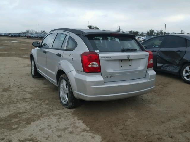 1B3HB48B18D648026 - 2008 DODGE CALIBER SX SILVER photo 3