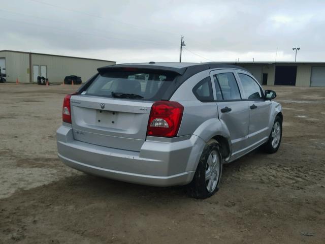 1B3HB48B18D648026 - 2008 DODGE CALIBER SX SILVER photo 4