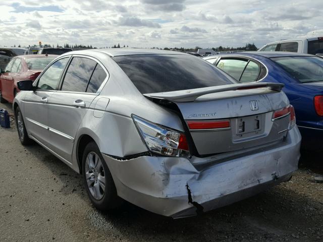 1HGCP2F60BA146462 - 2011 HONDA ACCORD SE SILVER photo 3