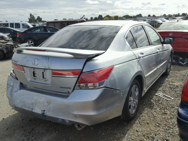 1HGCP2F60BA146462 - 2011 HONDA ACCORD SE SILVER photo 4