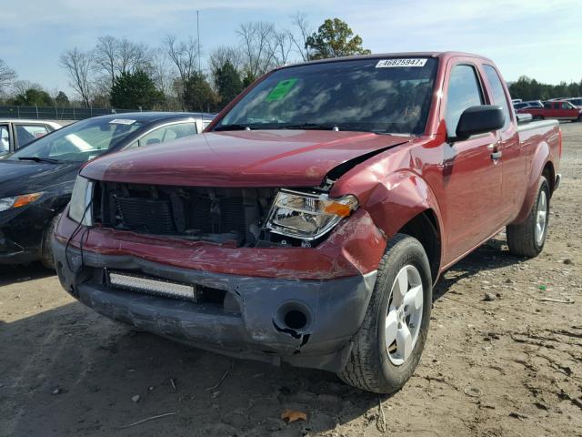 1N6BD06T97C460181 - 2007 NISSAN FRONTIER K RED photo 2