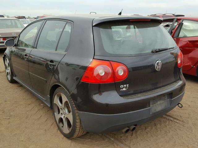 WVWHV71K67W230162 - 2007 VOLKSWAGEN NEW GTI BLACK photo 3