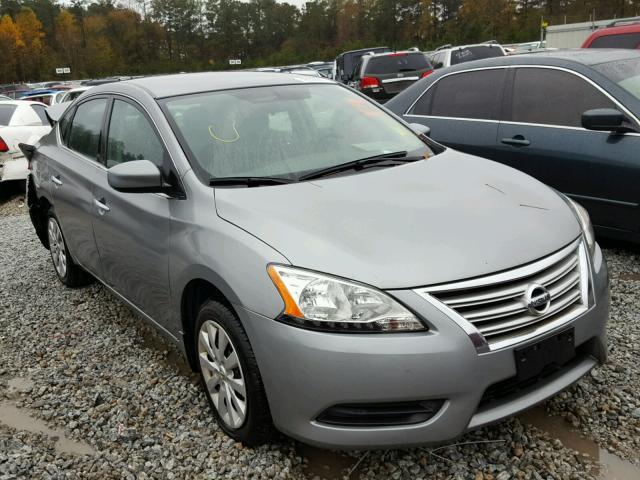 3N1AB7APXDL729802 - 2013 NISSAN SENTRA S GRAY photo 1