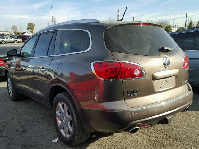 5GAEV23DX9J169405 - 2009 BUICK ENCLAVE CX BROWN photo 3