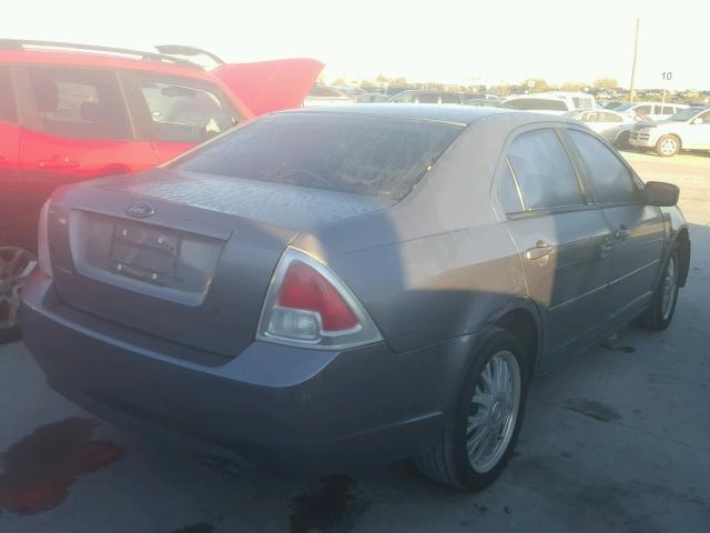 3FAFP06Z96R250105 - 2006 FORD FUSION S SILVER photo 4