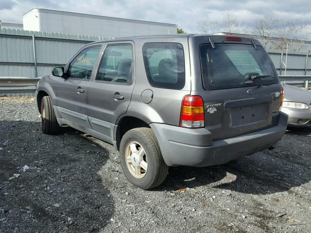 1FMYU02124DA03795 - 2004 FORD ESCAPE XLS GRAY photo 3