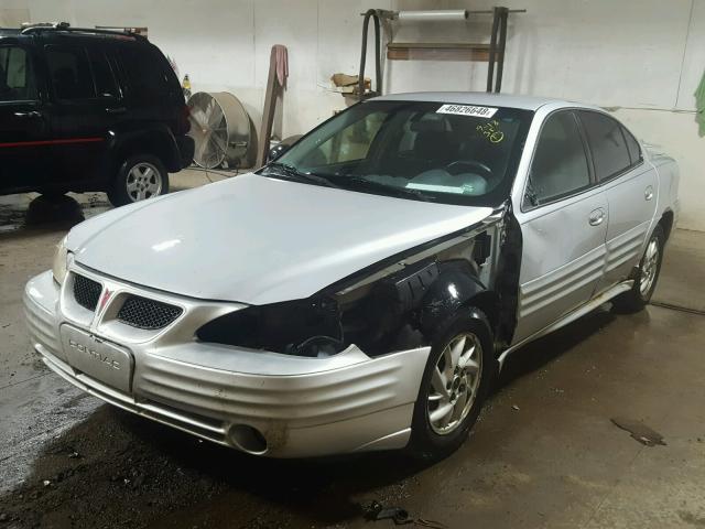 1G2NF52F42C298240 - 2002 PONTIAC GRAND AM S SILVER photo 2