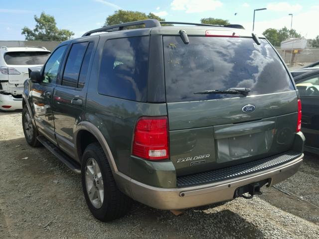 1FMDU64K93ZA14169 - 2003 FORD EXPLORER E GREEN photo 3