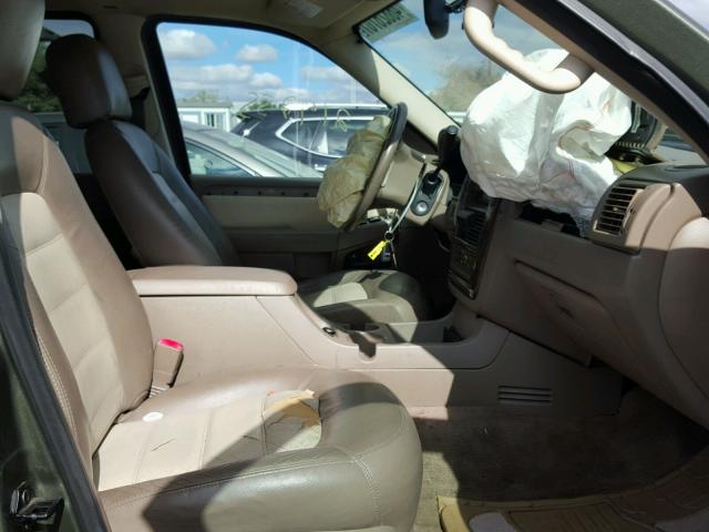 1FMDU64K93ZA14169 - 2003 FORD EXPLORER E GREEN photo 5