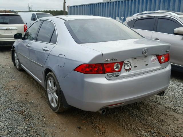 JH4CL96804C019737 - 2004 ACURA TSX SILVER photo 3