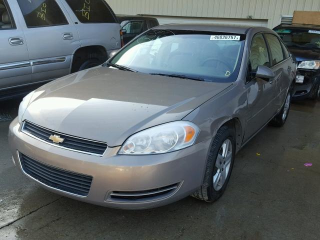 2G1WB55K179385346 - 2007 CHEVROLET IMPALA LS BROWN photo 2