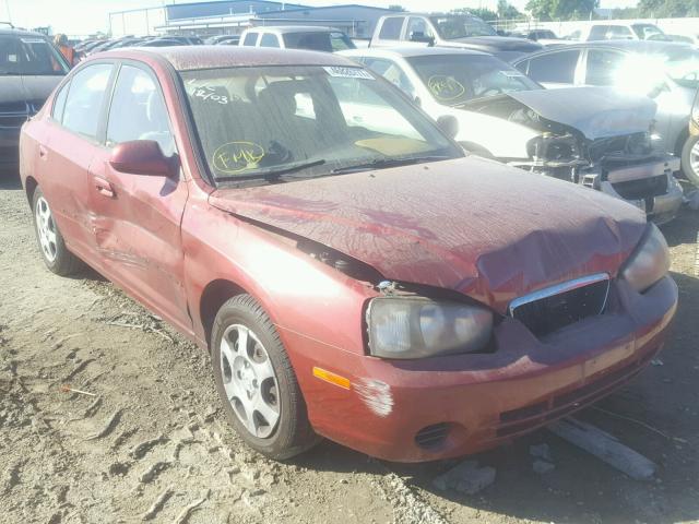 KMHDN45D03U598914 - 2003 HYUNDAI ELANTRA GL RED photo 1