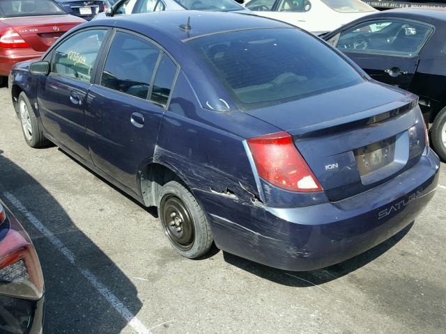 1G8AJ55F07Z152467 - 2007 SATURN ION LEVEL BLUE photo 3