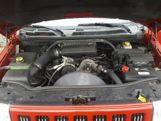 1J8HG48K86C221759 - 2006 JEEP COMMANDER RED photo 7