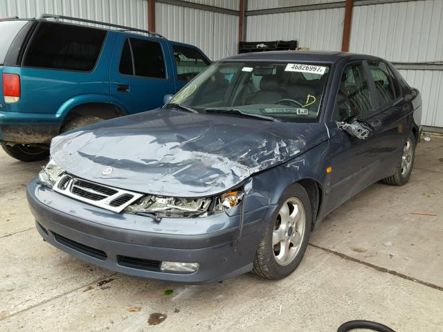 YS3EF48E1X3030248 - 1999 SAAB 9-5 SE BLUE photo 2