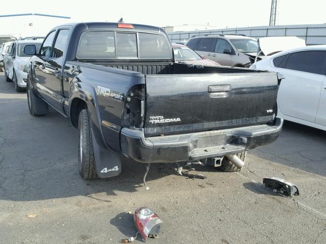 3TMMU4FN7FM081147 - 2015 TOYOTA TACOMA DOU BLACK photo 3