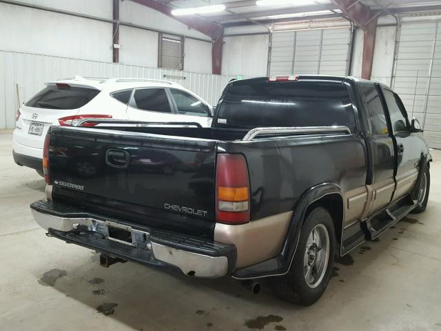 2GCEC19V2Y1299198 - 2000 CHEVROLET SILVERADO BLACK photo 4