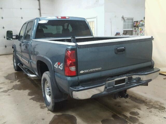 1GCHK23D07F127412 - 2007 CHEVROLET SILVERADO GRAY photo 3