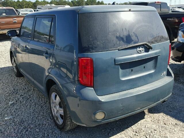 JTLKE50E081027857 - 2008 TOYOTA SCION XB 青绿色 照片 3