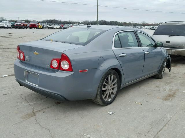 1G1ZK57B494234193 - 2009 CHEVROLET MALIBU LTZ BLUE photo 4