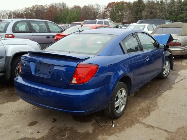 1G8AN15F06Z123367 - 2006 SATURN ION LEVEL BLUE photo 4