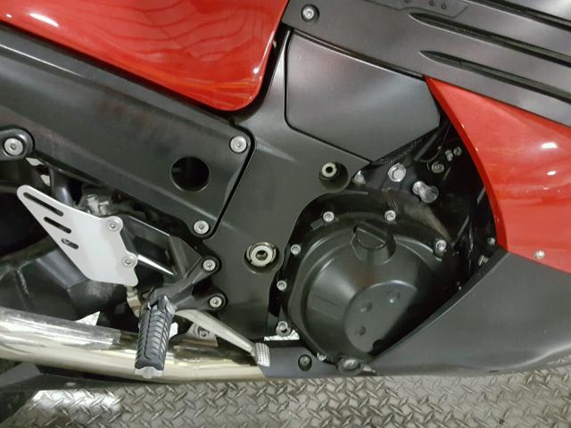 JKBZXNA136A005340 - 2006 KAWASAKI ZX1400 A RED photo 7