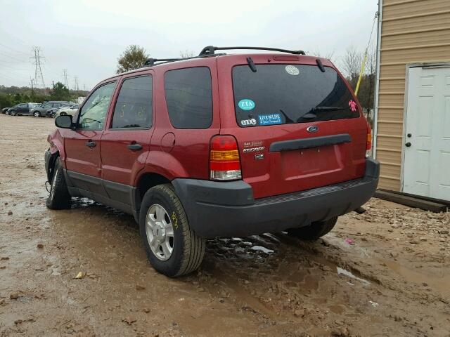 1FMYU93143KC45436 - 2003 FORD ESCAPE XLT RED photo 3