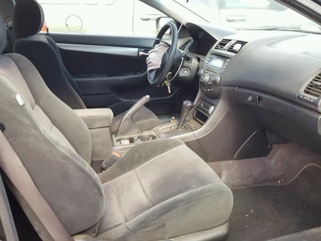 1HGCM72335A011420 - 2005 HONDA ACCORD LX BLACK photo 5