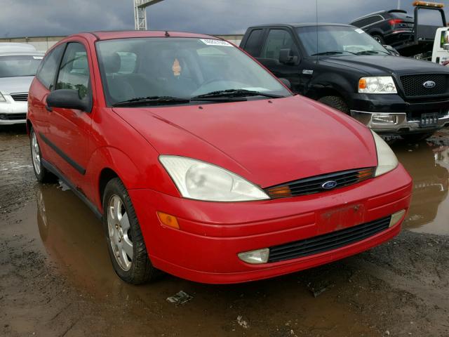 3FAFP31331R191453 - 2001 FORD FOCUS ZX3 RED photo 1