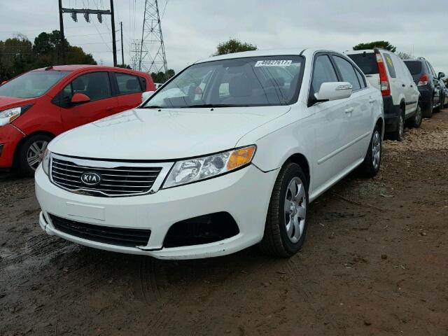 KNAGE228395345874 - 2009 KIA OPTIMA LX WHITE photo 2