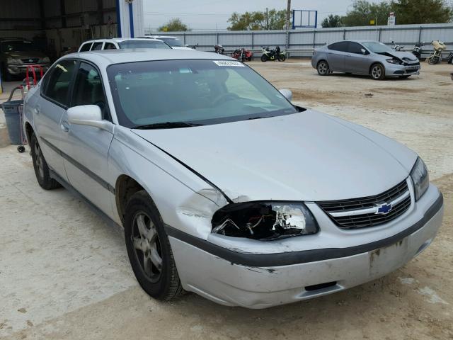 2G1WF52E939420227 - 2003 CHEVROLET IMPALA SILVER photo 1