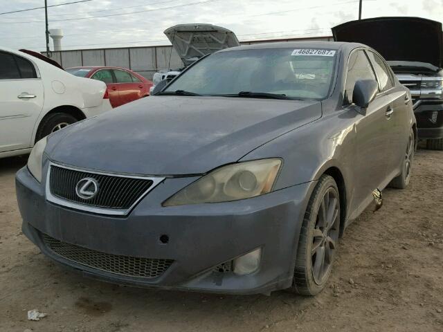 JTHBK262075039271 - 2007 LEXUS IS 250 GRAY photo 2