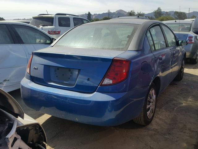 1G8AJ52FX3Z126487 - 2003 SATURN ION LEVEL BLUE photo 4