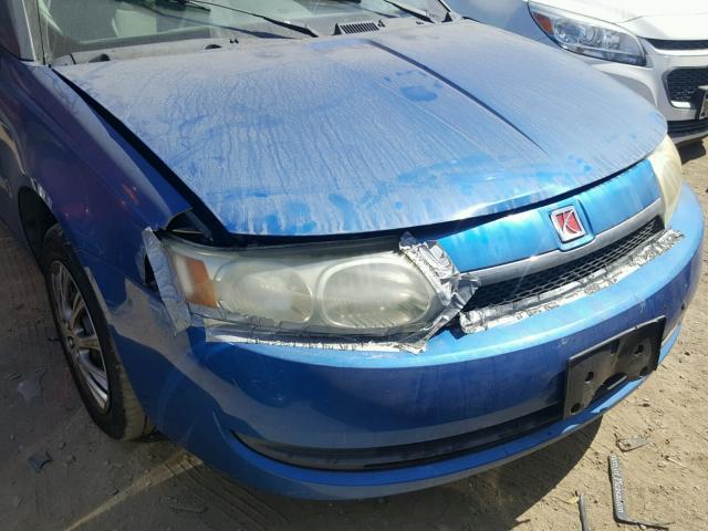 1G8AJ52FX3Z126487 - 2003 SATURN ION LEVEL BLUE photo 9