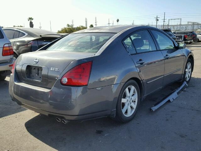 1N4BA41EX5C836403 - 2005 NISSAN MAXIMA SE GRAY photo 4