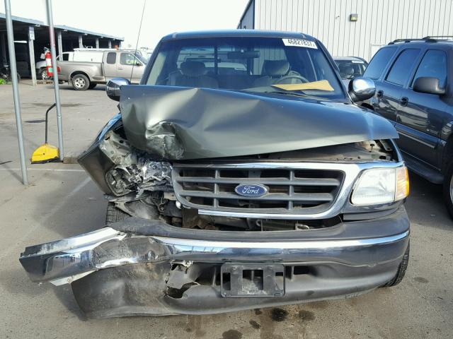 2FTRX17282CA13168 - 2002 FORD F150 GREEN photo 9