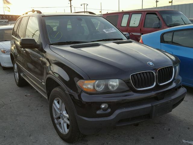 5UXFA13536LY45452 - 2006 BMW X5 3.0I BLACK photo 1