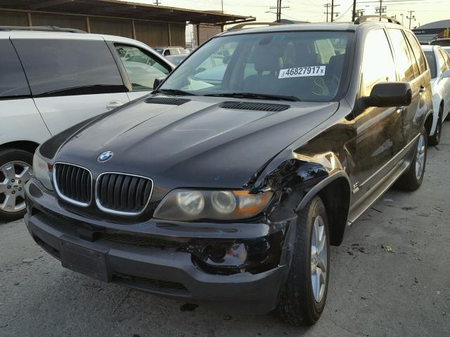 5UXFA13536LY45452 - 2006 BMW X5 3.0I BLACK photo 2