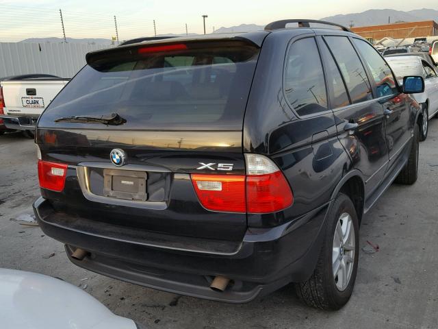 5UXFA13536LY45452 - 2006 BMW X5 3.0I BLACK photo 4