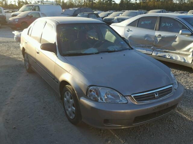 1HGEJ6679YL021256 - 2000 HONDA CIVIC LX BEIGE photo 1