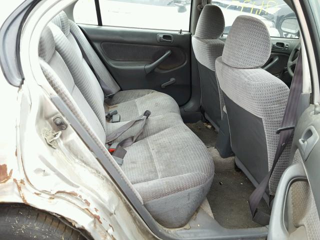 2HGEJ6613YH570377 - 2000 HONDA CIVIC BASE SILVER photo 6