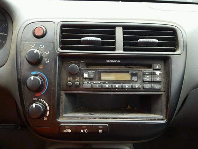 2HGEJ6613YH570377 - 2000 HONDA CIVIC BASE SILVER photo 9