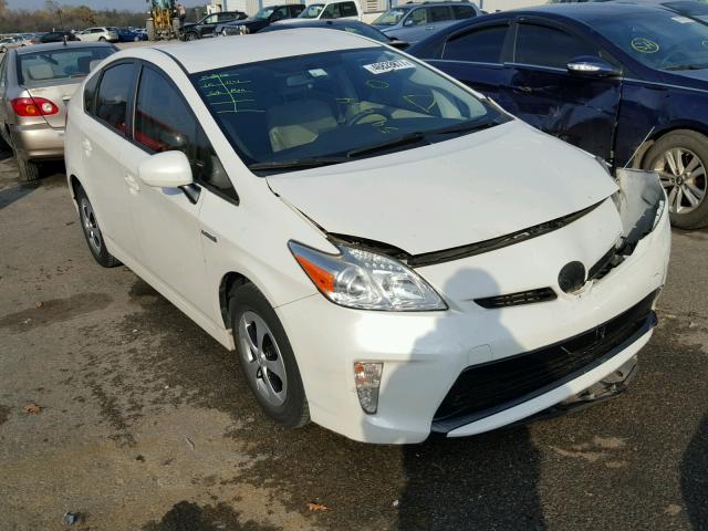 JTDKN3DU7D5543234 - 2013 TOYOTA PRIUS WHITE photo 1