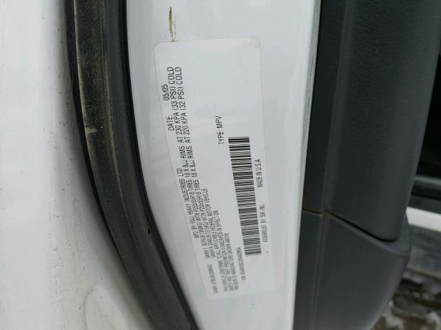 4S4WX82C264403664 - 2006 SUBARU B9 TRIBECA WHITE photo 10