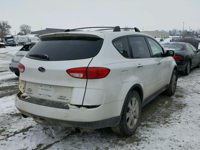 4S4WX82C264403664 - 2006 SUBARU B9 TRIBECA WHITE photo 4