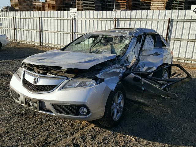 5J8TB4H58FL019063 - 2015 ACURA RDX TECHNO SILVER photo 2