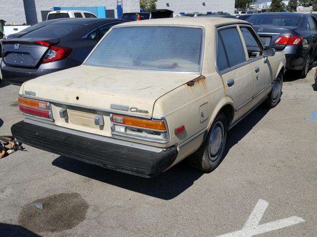 RT134045426 - 1980 TOYOTA CORONA YELLOW photo 4